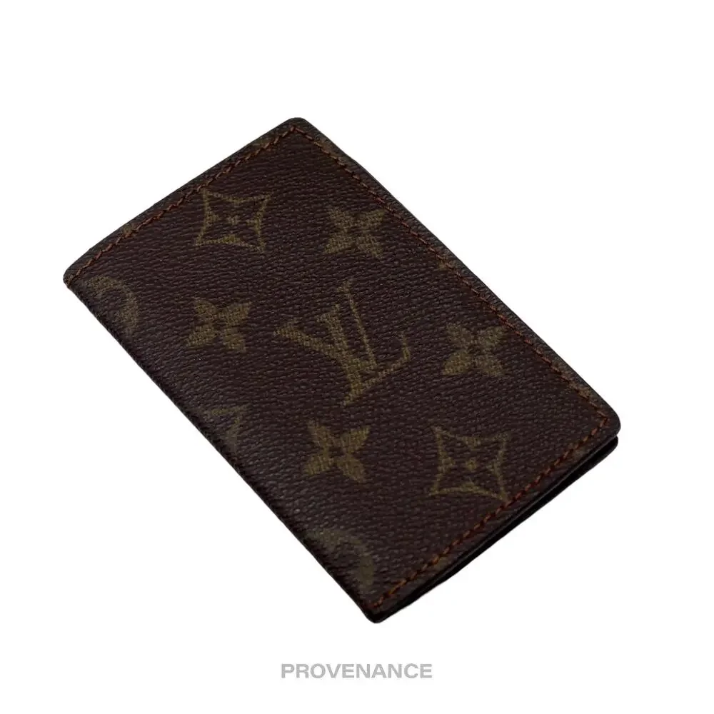 🔴 Louis Vuitton Pocket Organizer Card Wallet  - Monogram Small 